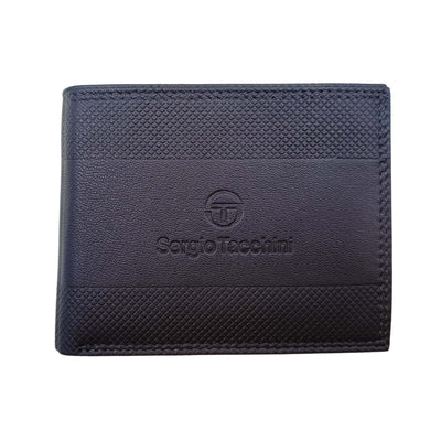 Portafoglio uomo Tacchini vera pelle blu navy goffratura P02061M