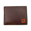 Portafoglio uomo Tacchini vera pelle testa moro inserto arancione P02061Q
