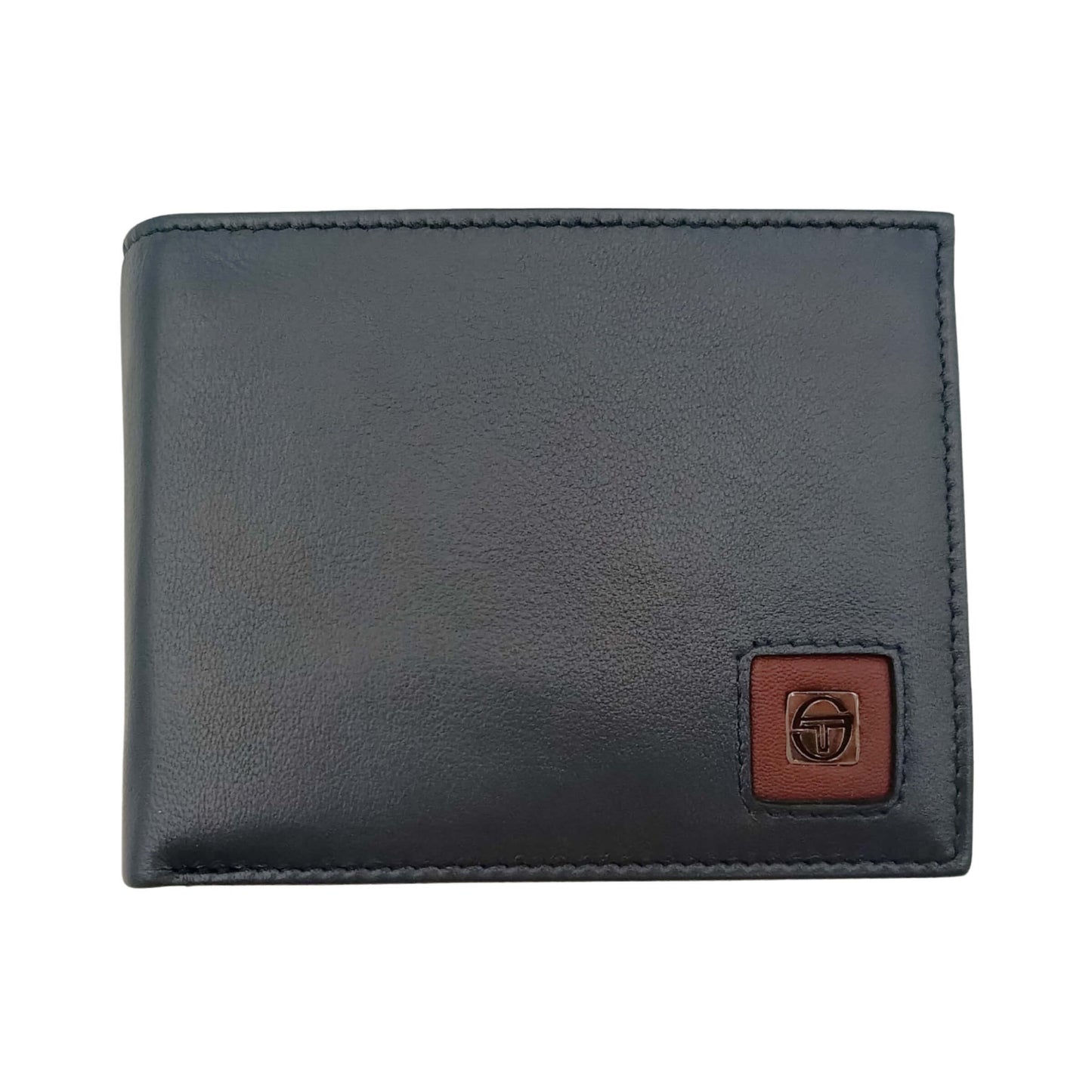 Portafoglio uomo Tacchini vera pelle navy innesto borgogna P02061R