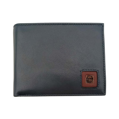 Portafoglio uomo Tacchini vera pelle navy innesto borgogna P02061R