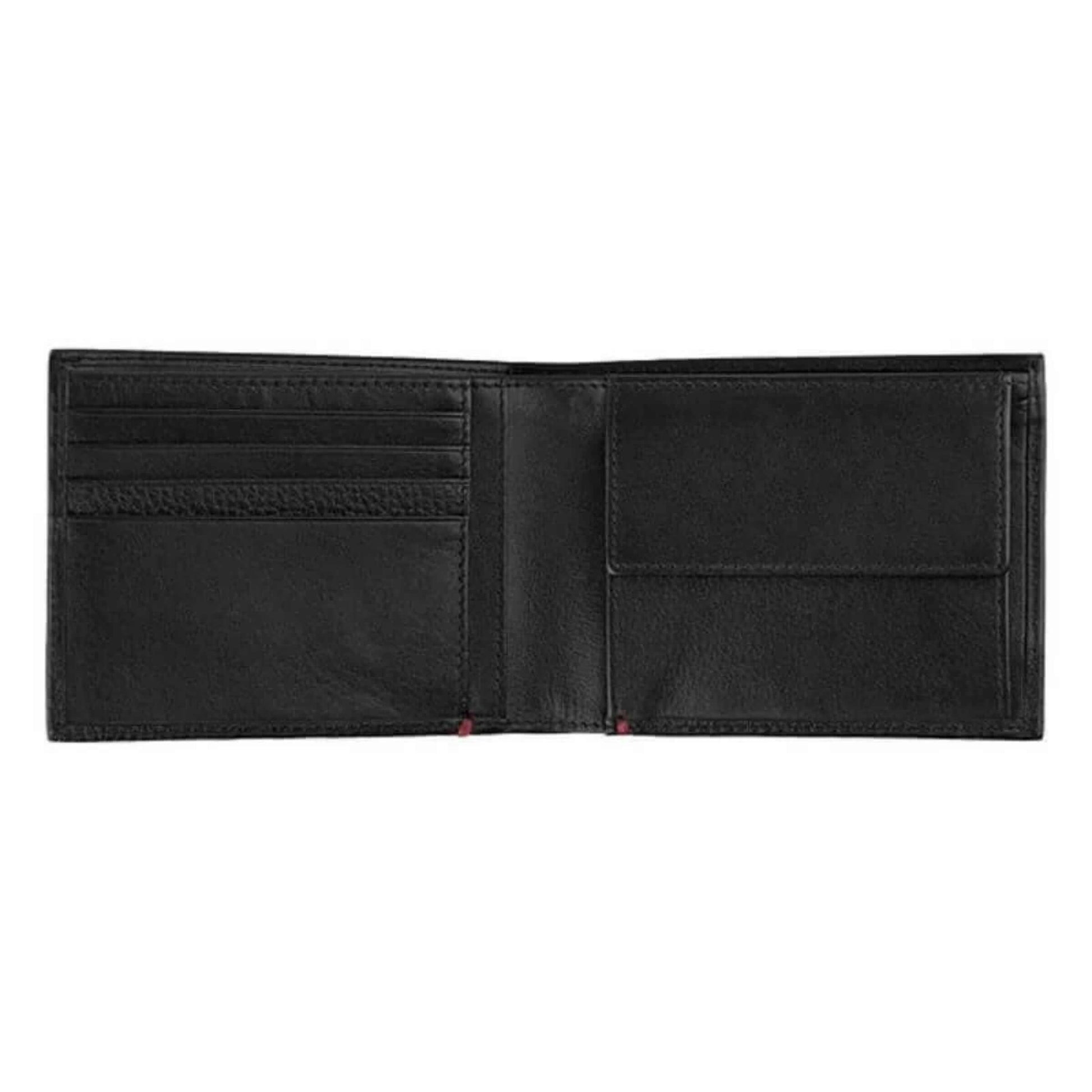 Portafoglio Zippo Nappa bi-fold aperto scomparti P023191