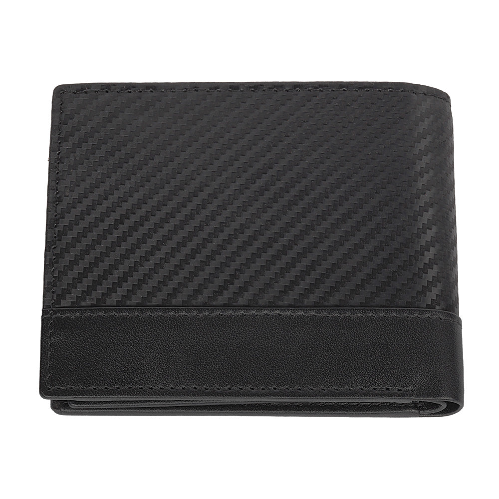 Portafoglio Zippo fibra carbonio aperto scomparti portamonete P02320B