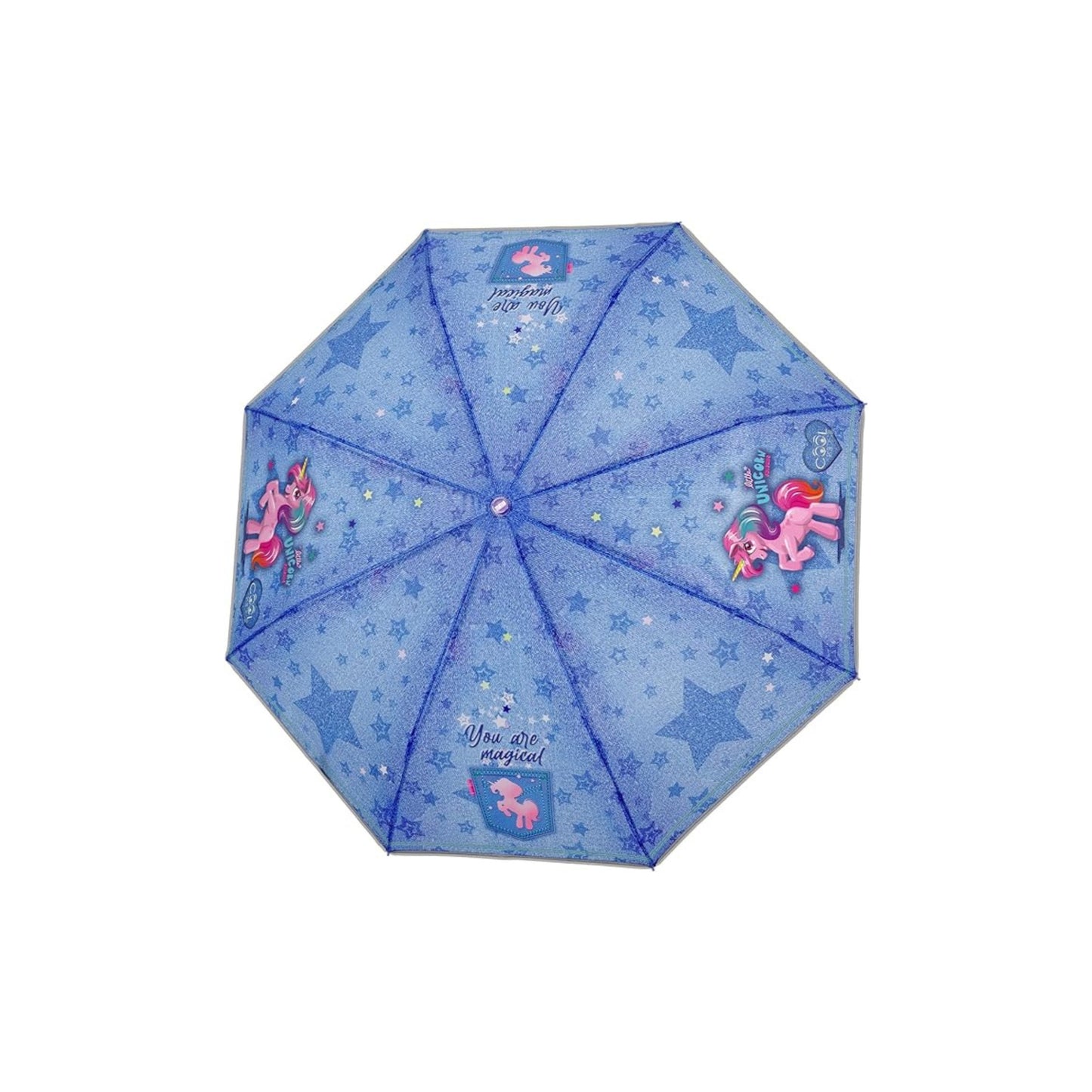 OMBRELLO PERLETTI 50cm MINI UNICORNO COOL KIDS 8 BACCHETTE MANUALE D.50 cm - 15622