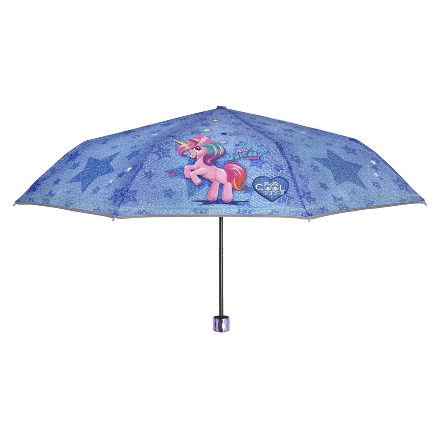 OMBRELLO PERLETTI 50cm MINI UNICORNO COOL KIDS 8 BACCHETTE MANUALE D.50 cm - 15622