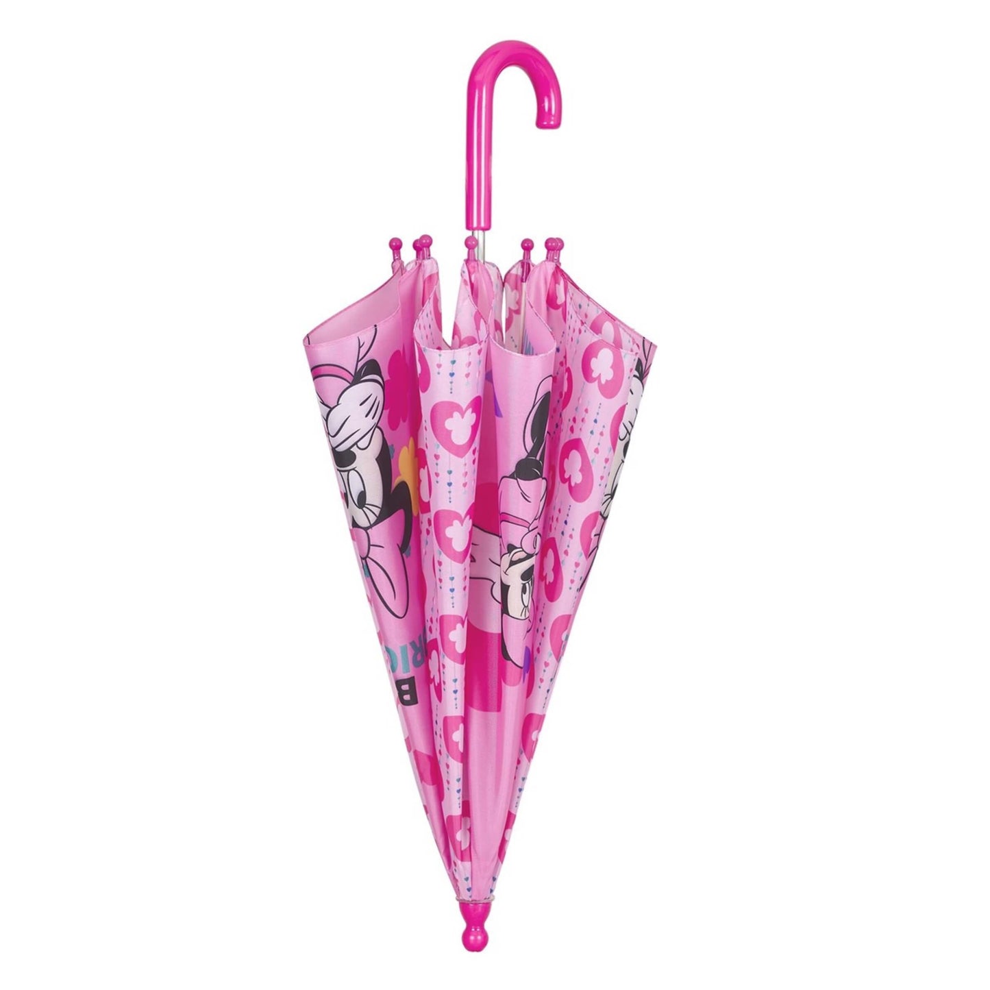 OMBRELLO PERLETTI MINNIE 38cm 8 BACCHETTE MANUALE D.66 cm - 50136