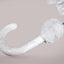 OMBRELLO PERLETTI DA SPOSA 51/8 AUTOMATICO CON PIZZO DOPPIO TESSUTO ANTIVENTO D.87 cm - 11228
