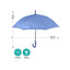 OMBRELLO PERLETTI TIME DONNA 61/8 AUTOMATICO TINTA UNITA D.102 cm - 26291