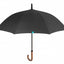 Ombrello Golf Perletti 26350 uomo nero automatico impugnatura legno