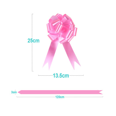 COCCARDE FIOCCO SVELTO 30mm STRIP ROSA (20PZ)