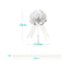 COCCARDE FIOCCO SVELTO 30mm STRIP BIANCO (20PZ)