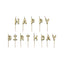 SET 13 CANDELINE HAPPY BIRTHDAY ORO DA 8 cm