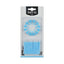 24 CANDELINE A SPIRALE AZZURRE DA 8 cm