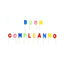 SET 14 CANDELINE BUON COMPLEANNO COLORATE 7 cm