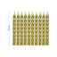 Confezione 10 candele filettate dorate Party Go con supporto