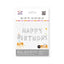 Set 13 Lettere Happy Birthday Palloncini Mylar Argento 40 cm