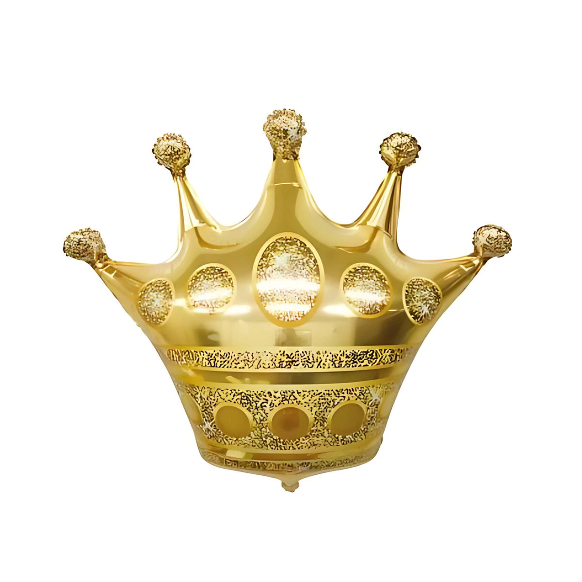 Palloncino Corona Dorata Mylar 76 cm
