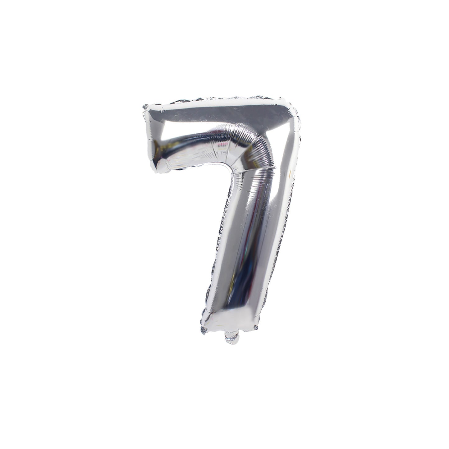 Palloncino in Mylar N.7 Argento - 110 cm