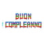 Set 14 Lettere Buon Compleanno Palloncini Mylar Multicolore 40 cm  x 3 m