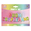 Set 14 Lettere Buon Compleanno Palloncini Mylar Pastello Multicolore 40 cm x 5 m