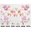 Set 33 Pezzi  Kit Compleanno Rosa con Festone, Palloncini, Cuori e Stelle Mylar, Nastro e Luci LED