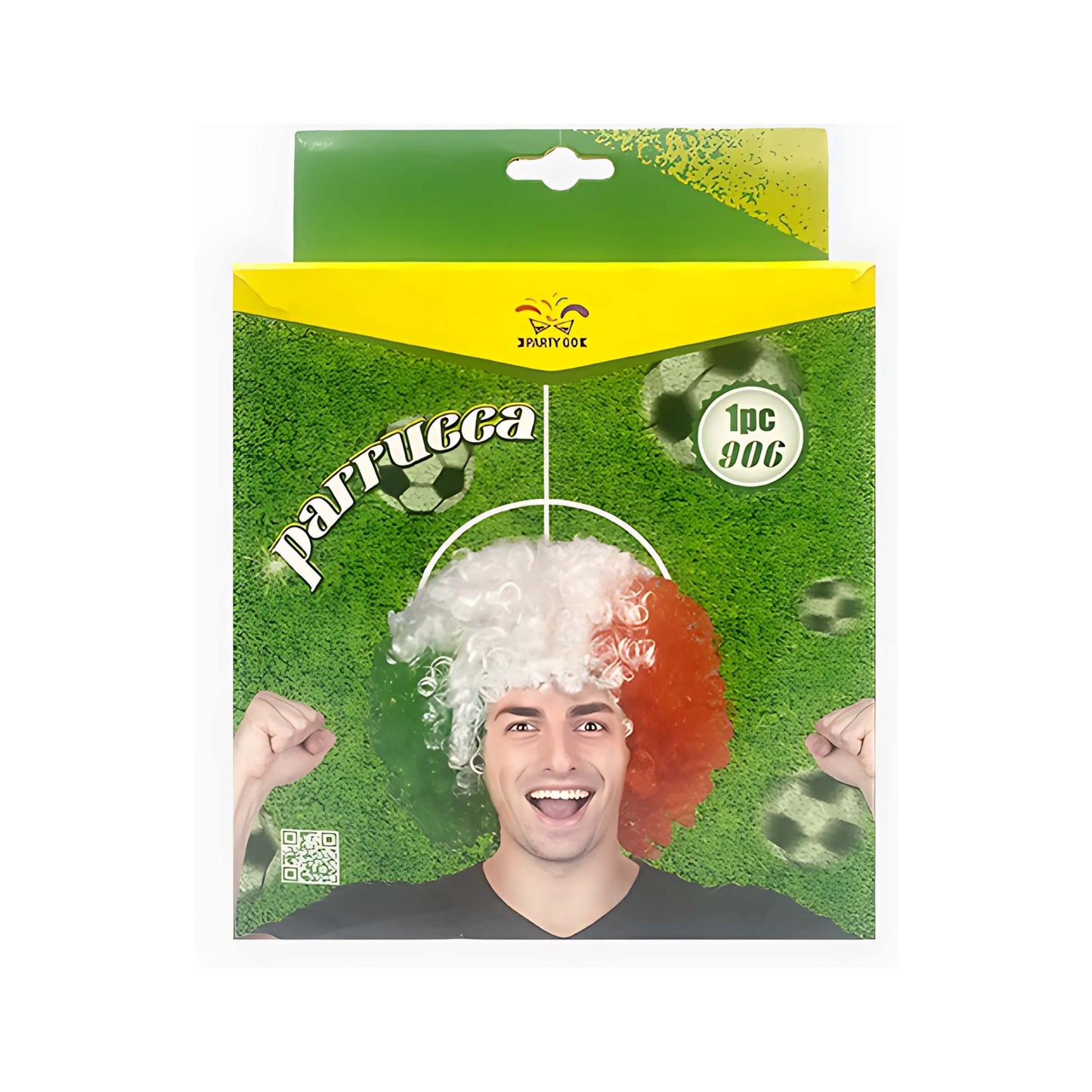 PARRUCCA DEL TIFOSO TRICOLORE ITALIANO
