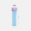 1 COCCARDA FIOCCO SVELTO 50 mm STRIP AZZURRO