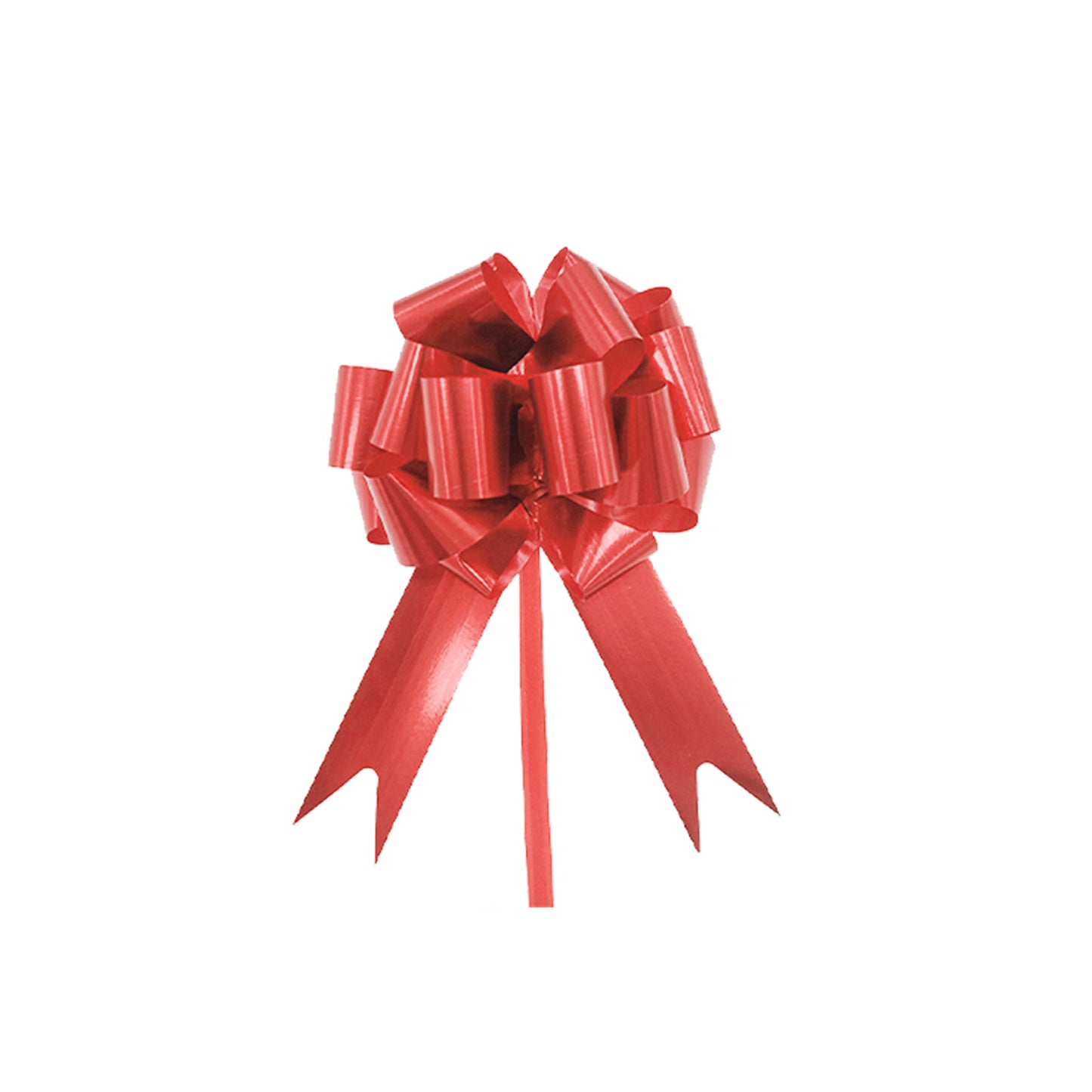 1 COCCARDA FIOCCO SVELTO 50 mm STRIP ROSSO