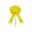 1 COCCARDA FIOCCO SVELTO 50 mm STRIP GIALLO