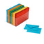 SCATOLA 100 CARTONCINI 210gr + 100 BUSTE 90gr ARCOBALENO F4 - 7,5x11 cm