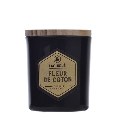 CANDELA LAGUIOLE VETRO & FRAGANZA - FIORI DI COTONE 100g