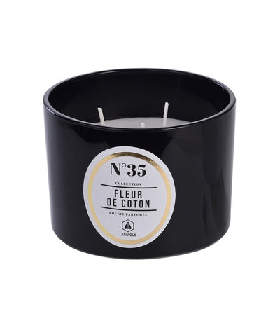 CANDELA LAGUIOLE VETRO & FRAGANZA - FIORI DI COTONE 260g