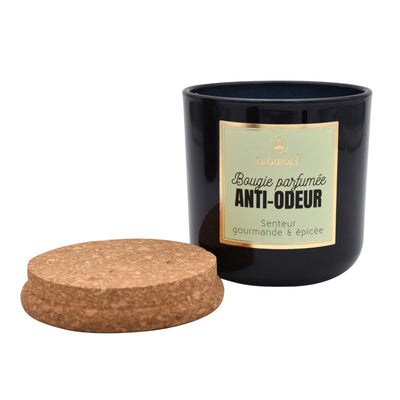 CANDELA LAGUIOLE IN VETRO CON TAPPO IN SUGHERO PROFUMO ANTIODORE GOURMAND E EPICEE - 40269827