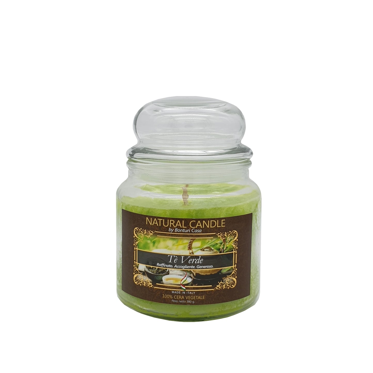 NATURE CANDLE GOURMET - CANDELA 380g TE' VERDE