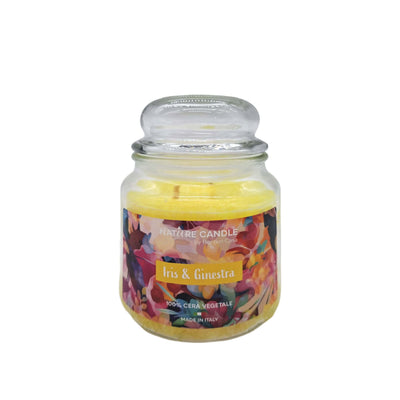 NATURE CANDLE PETALI - CANDELA 380g  IRIS & GINESTRA