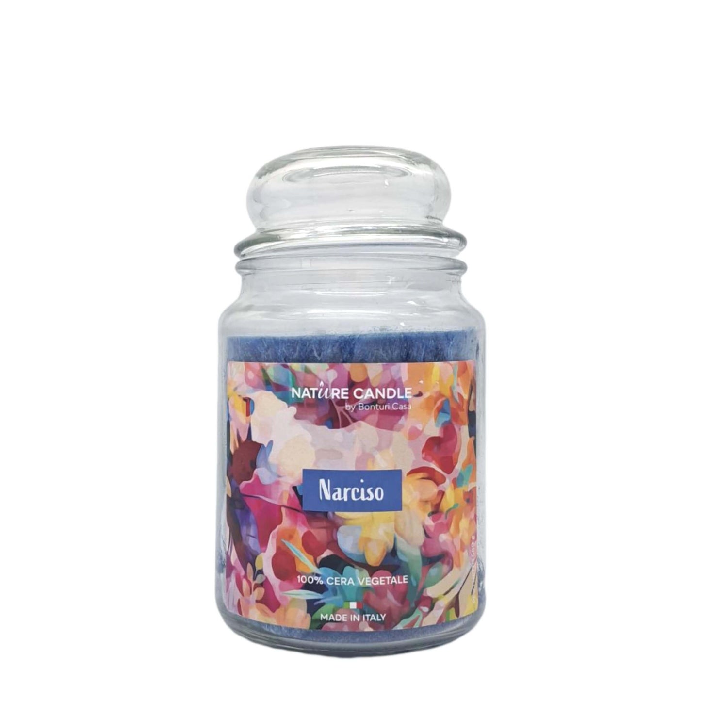 NATURE CANDLE PETALI - CANDELA 580g  NARCISO