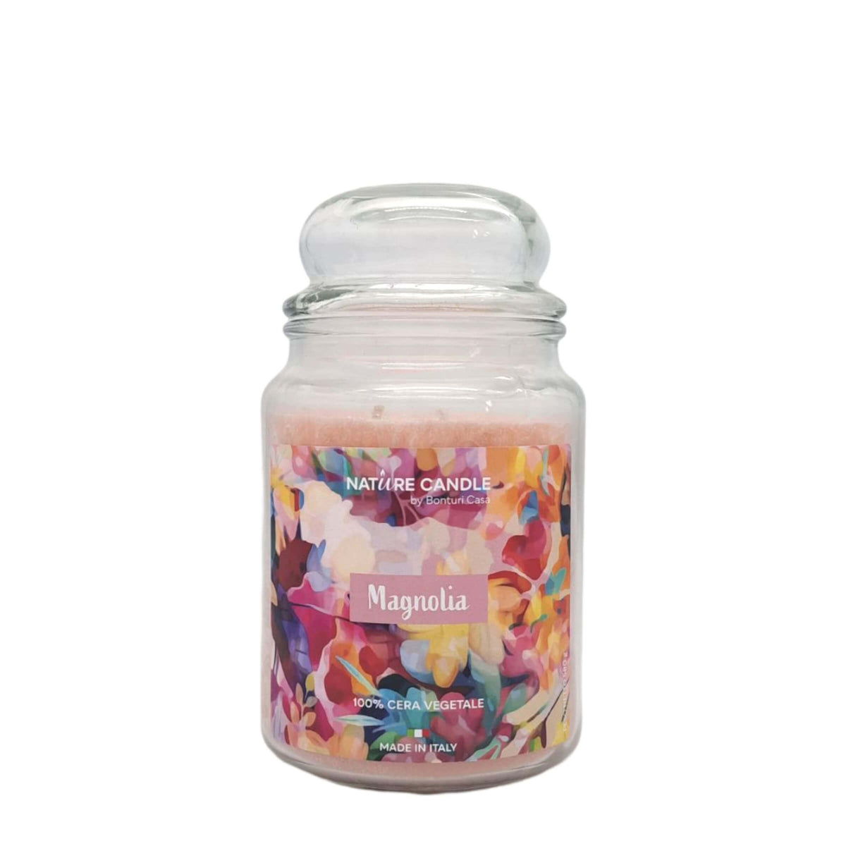 NATURE CANDLE PETALI - CANDELA 580g  MAGNOLIA