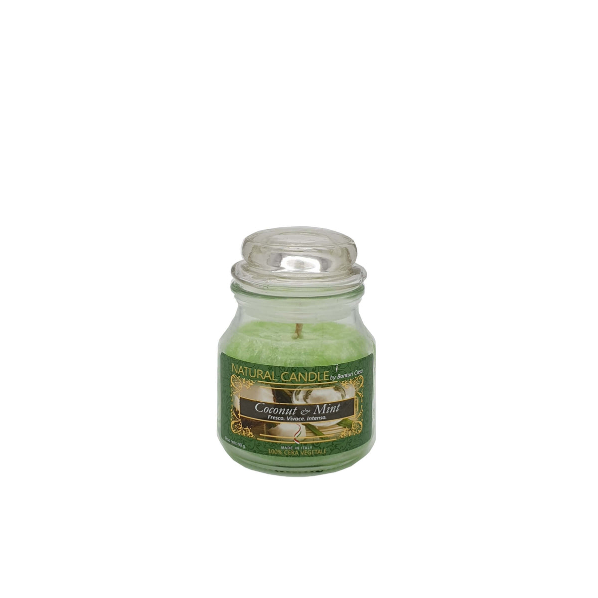 NATURE CANDLE TUTTI I FRUTTI - CANDELA 90g COCONUT & MINT