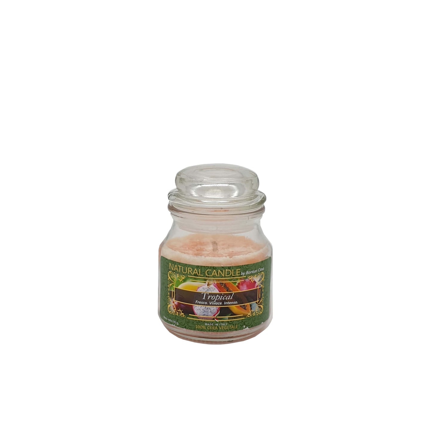 NATURE CANDLE TUTTI I FRUTTI - CANDELA 90g TROPICAL