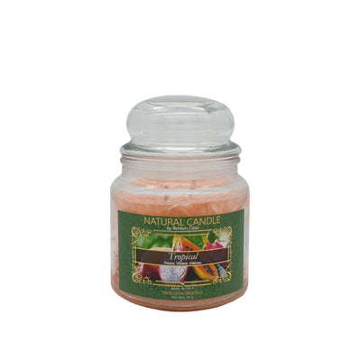 NATURE CANDLE TUTTI I FRUTTI - CANDELA 380g TROPICAL