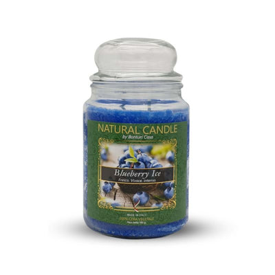 NATURE CANDLE TUTTI I FRUTTI - CANDELA 580g BLUEBERRY ICE