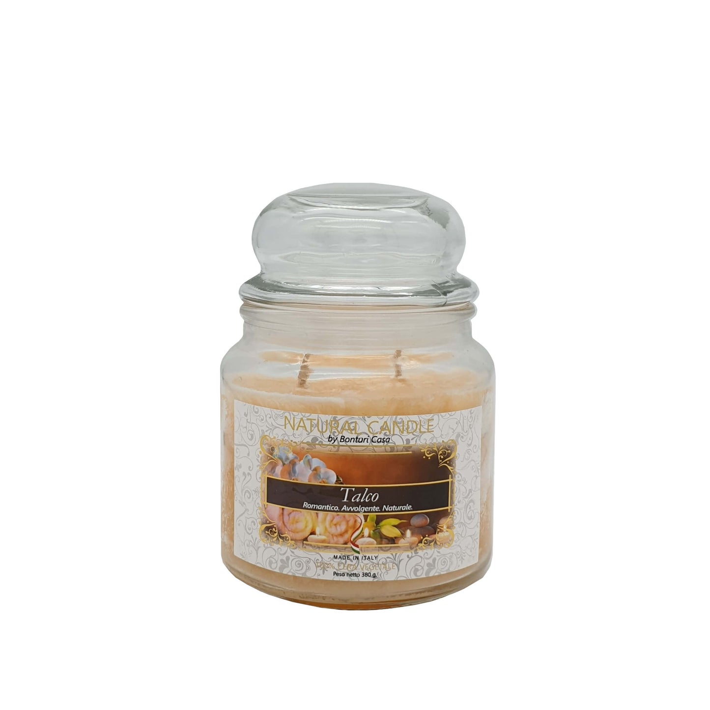 NATURE CANDLE ROMANTICA - CANDELA 90g TALCO