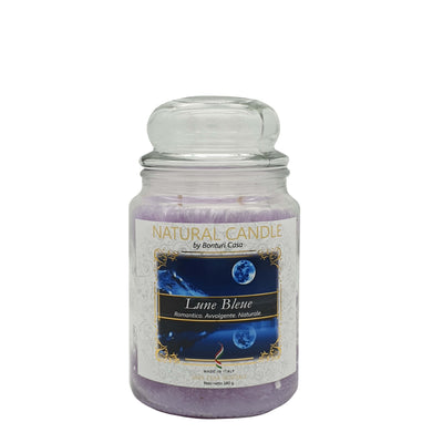 NATURE CANDLE ROMANTICA - CANDELA 580g LUNE BLEUE