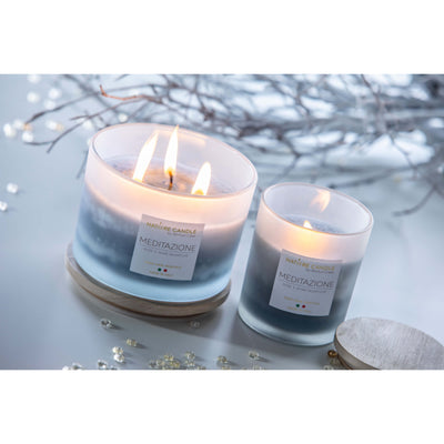 NATURE CANDLE LINEA AMATI - CANDELA 200g RESPIRO - ESSENZE BALSAMICHE