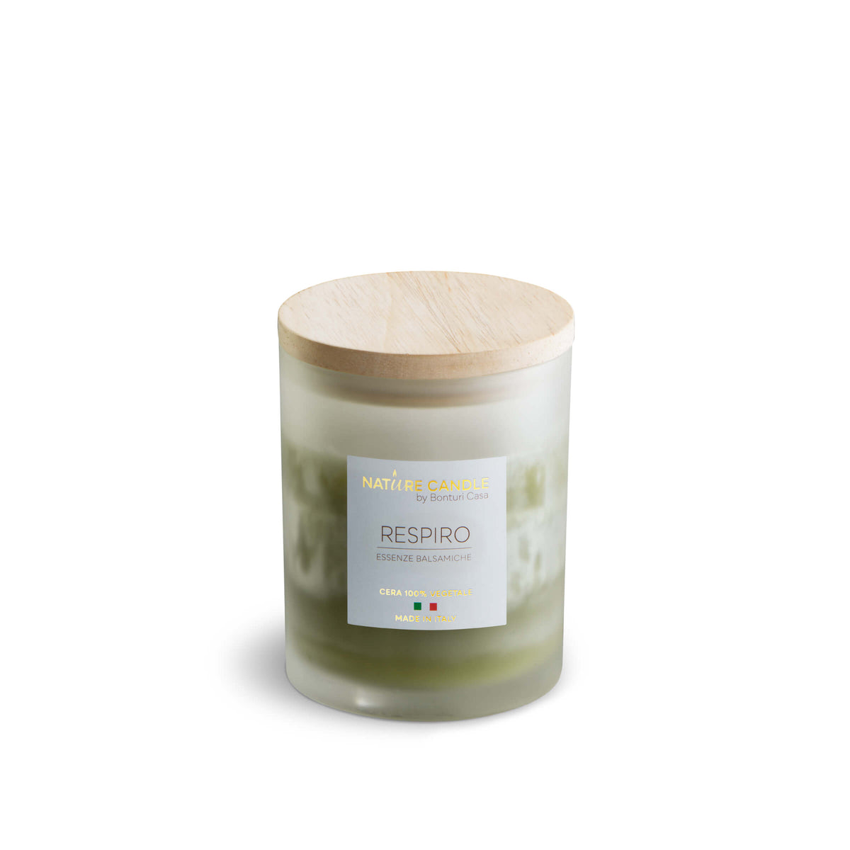 NATURE CANDLE LINEA AMATI - CANDELA 200g RESPIRO - ESSENZE BALSAMICHE