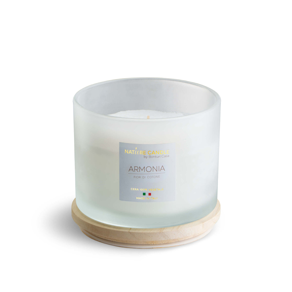 Nature Candle Amati Armonia Fior di Cotone dettaglio confezione