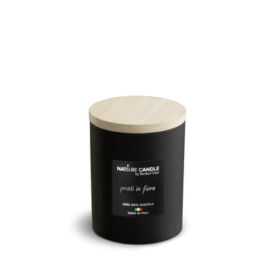 Candela Nature Candle Linea Dolomiti Prati in Fiore 200g, note di tuberosa e mughetto