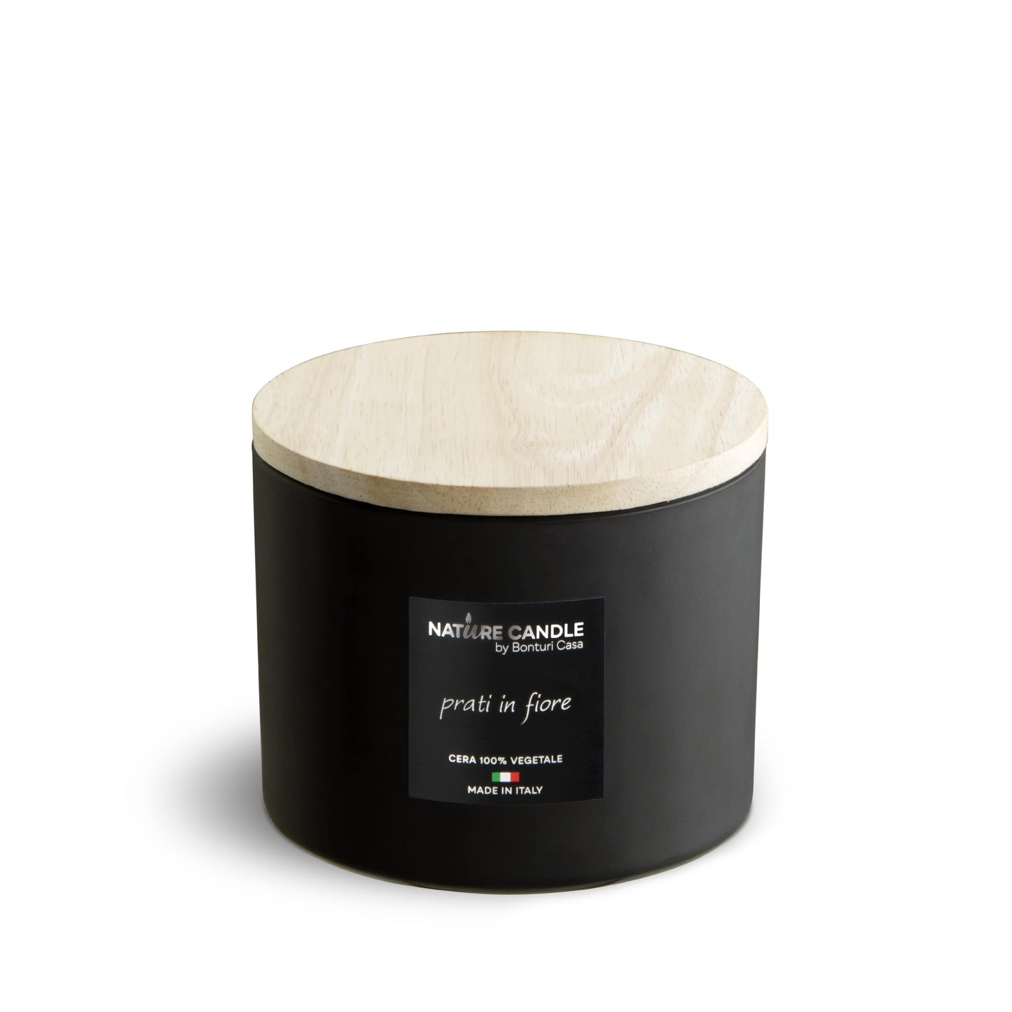 Candela Nature Candle Linea Dolomiti Prati in Fiore 380g, note di tuberosa e mughetto