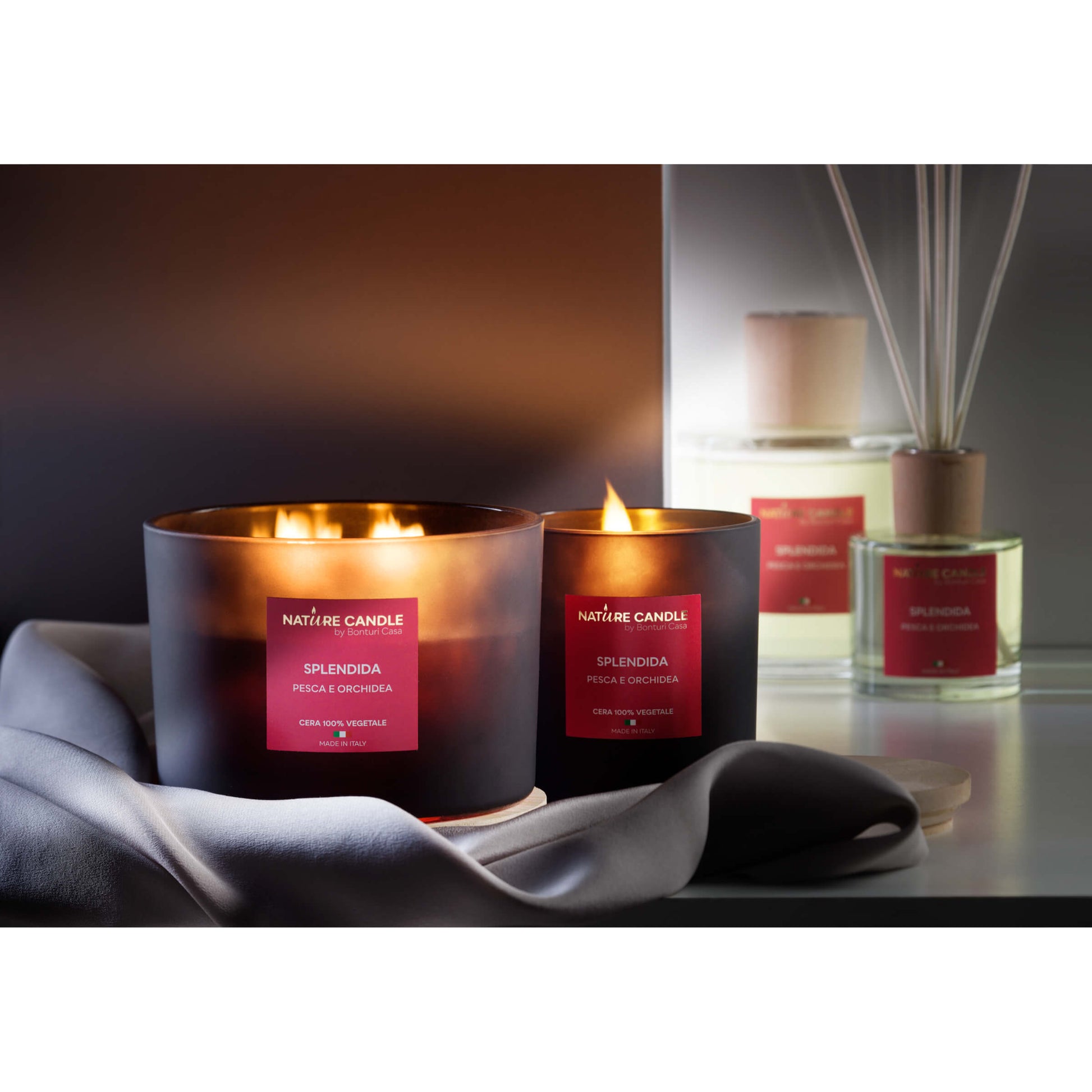 Nature Candle Leiè Indomabile 380g dettaglio confezione