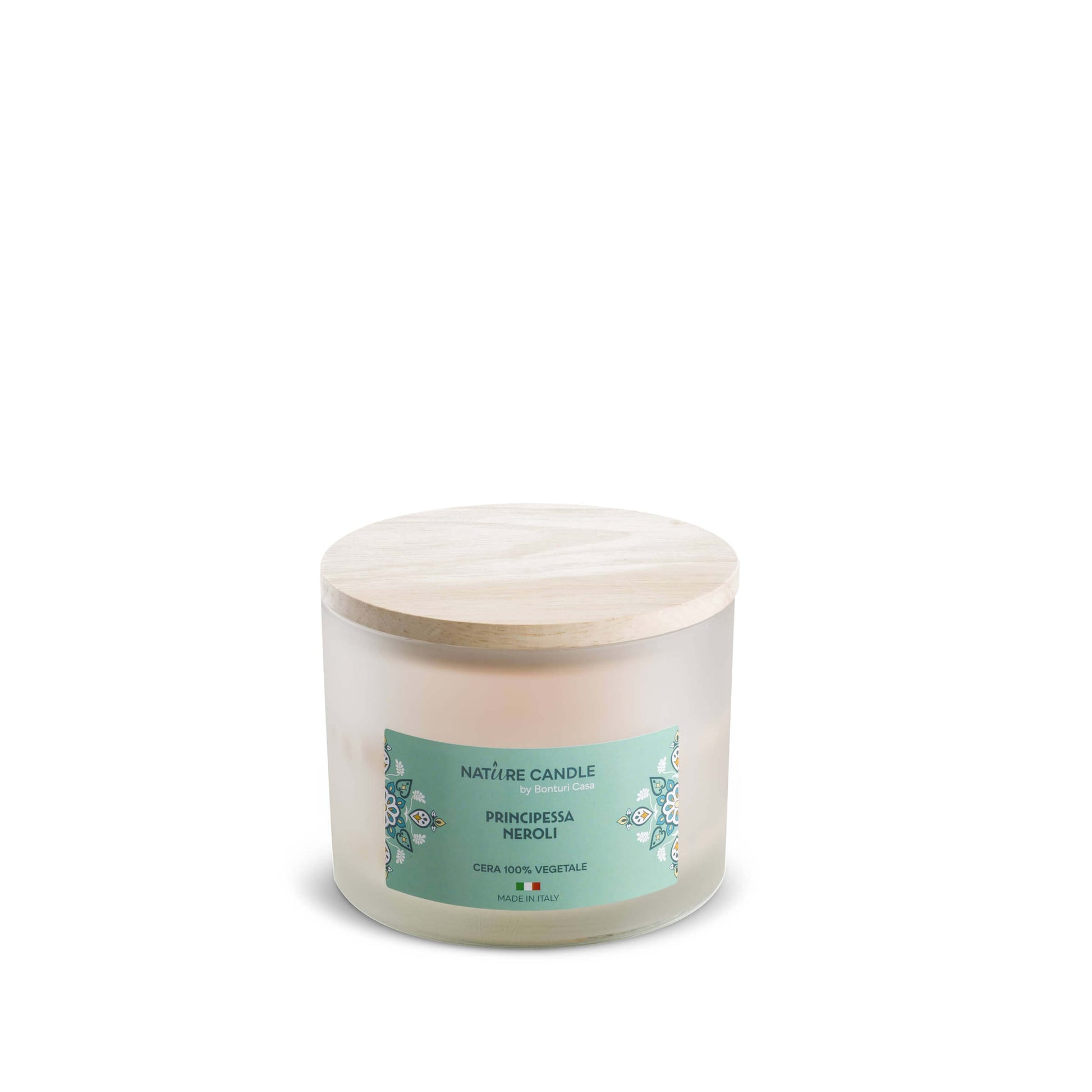 Candela Nature Candle Linea Mediterraneo Principessa Neroli 380g