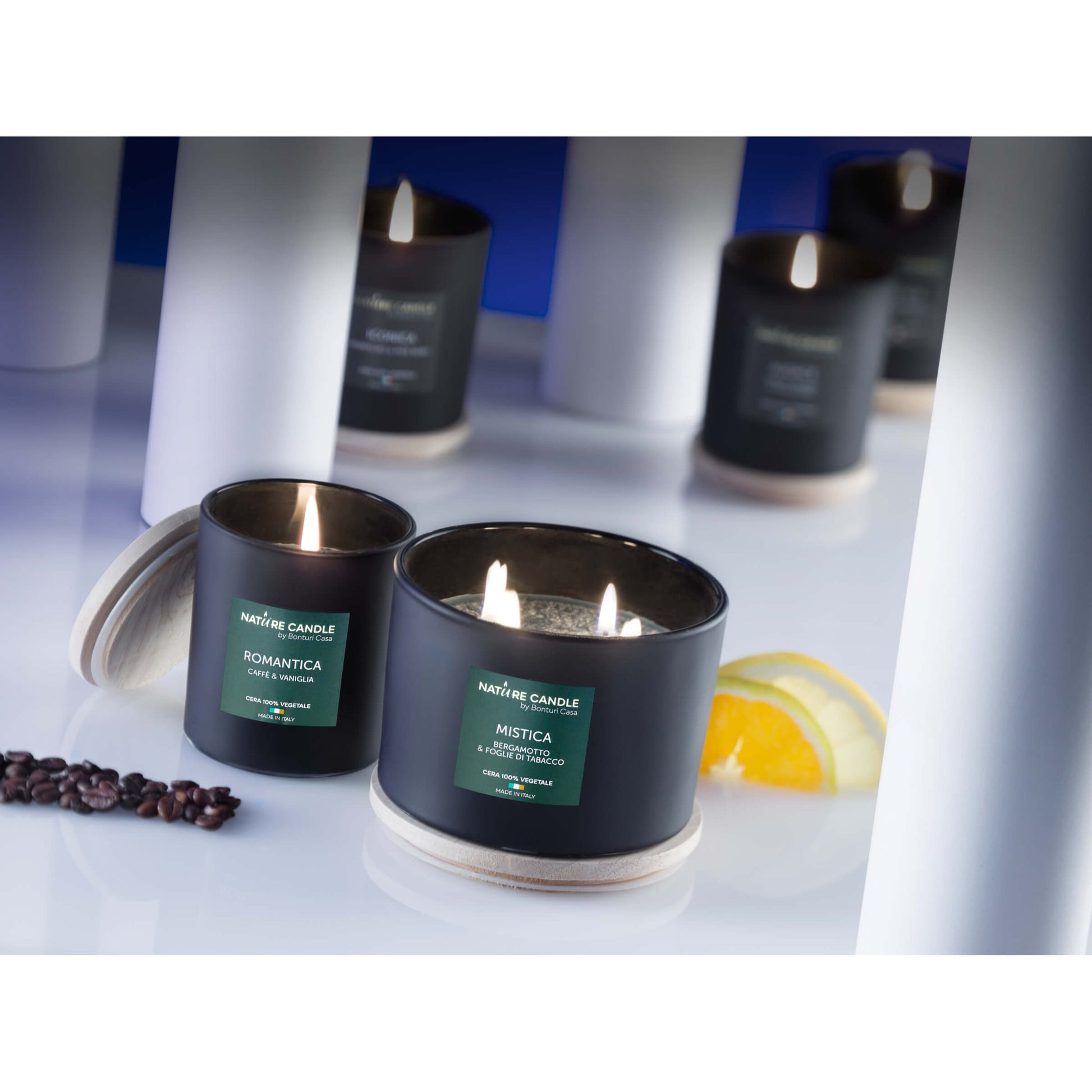 Nature Candle Essenza Ipnotica note di Pepe Rosa, Rosa e Ambra Grigia